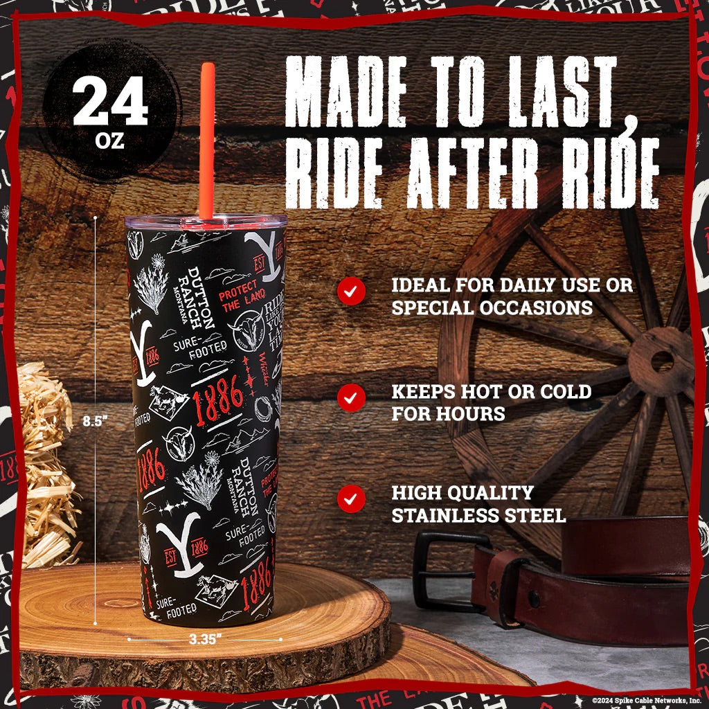 Dragon Glassware® x Yellowstone 1886 Tumbler