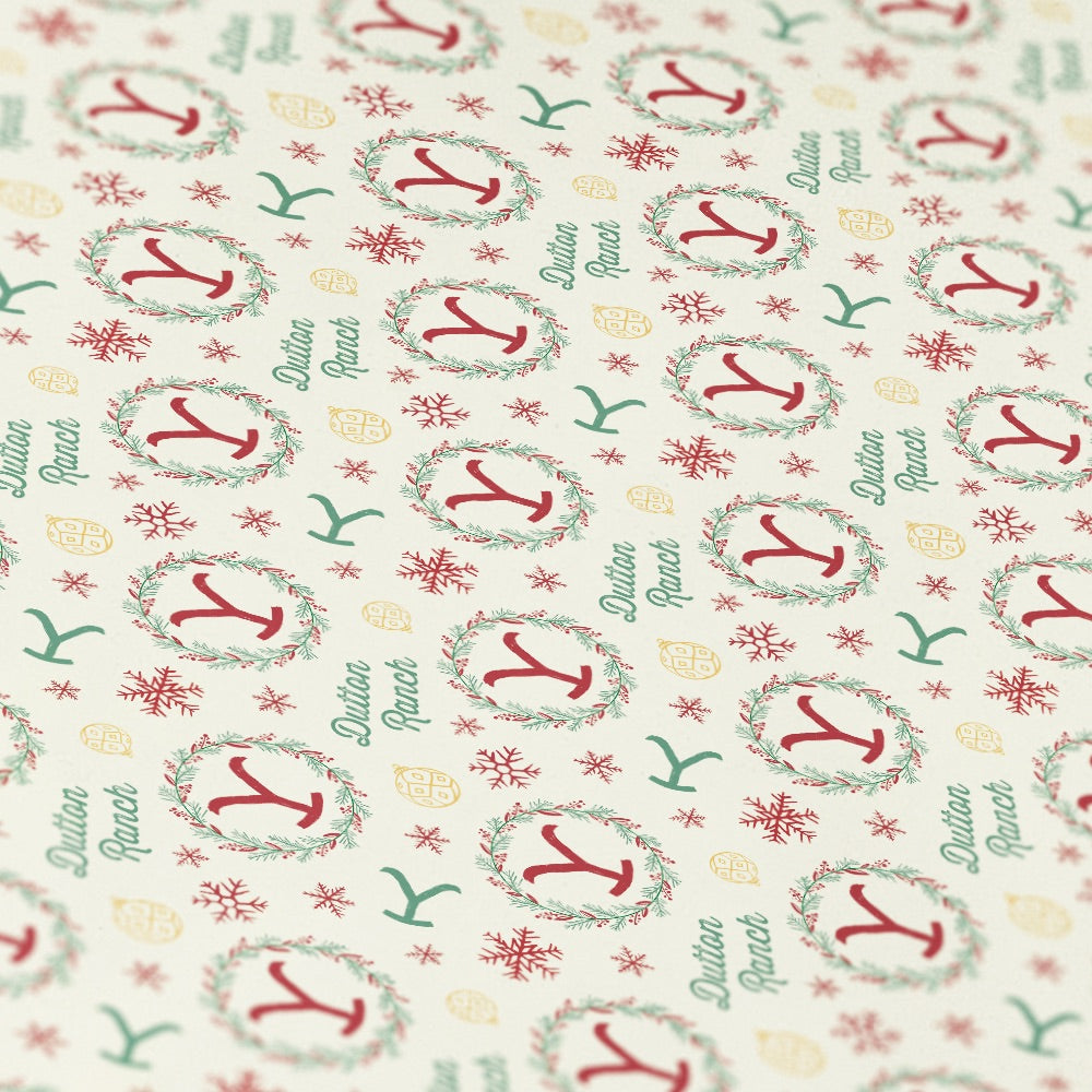 Yellowstone Wreath Satin Gift Wrap