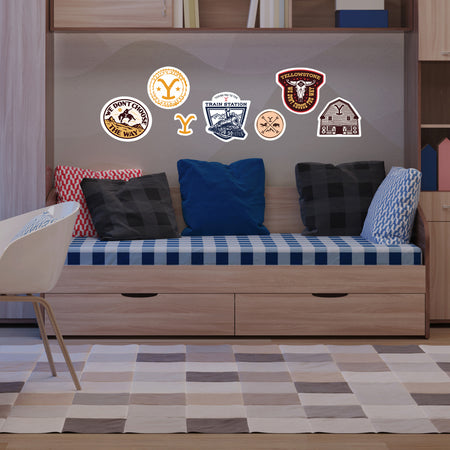 Yellowstone Badge Wall Decals
