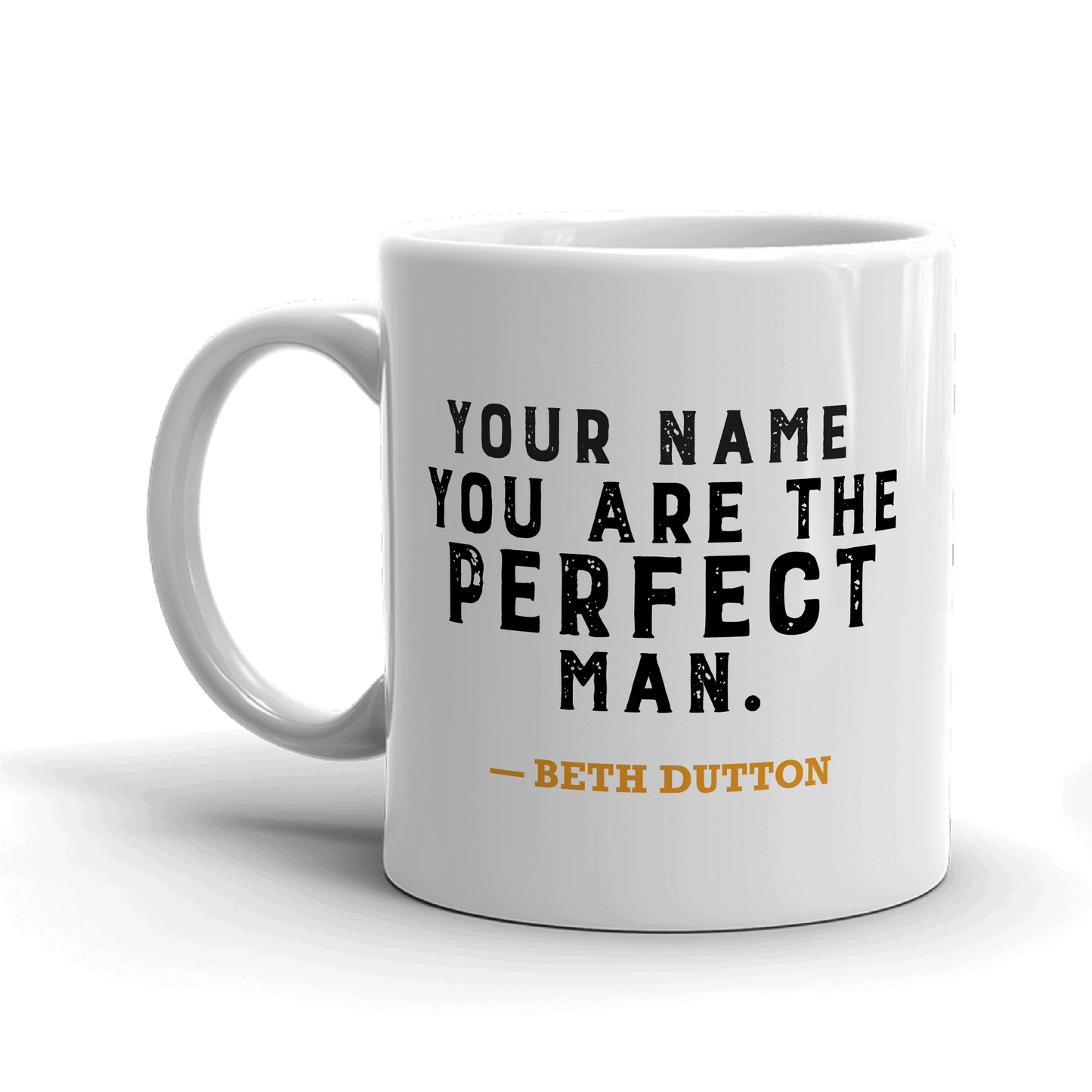 Yellowstone ceramic drinkware presented on a neutral surface highlighting rugged Western design