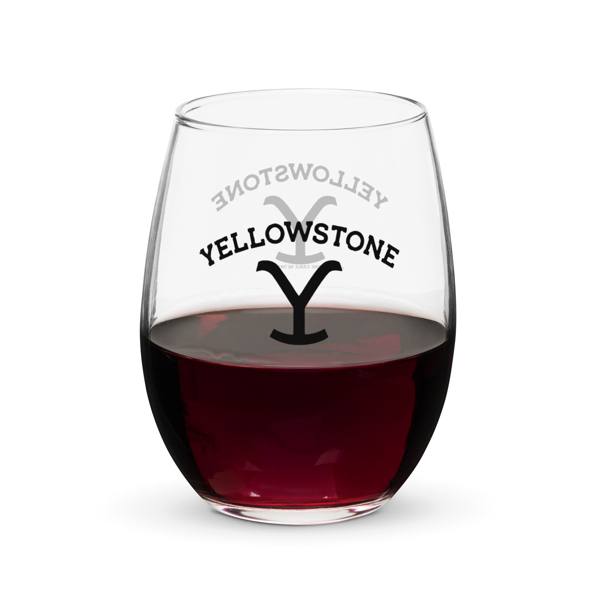 yellowstone wine glasses Yellowstone Logo Stemless Wine Glass