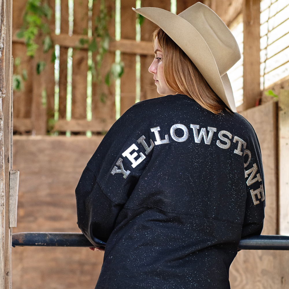 Yellowstone Sparkle Oversized Spirit Jersey