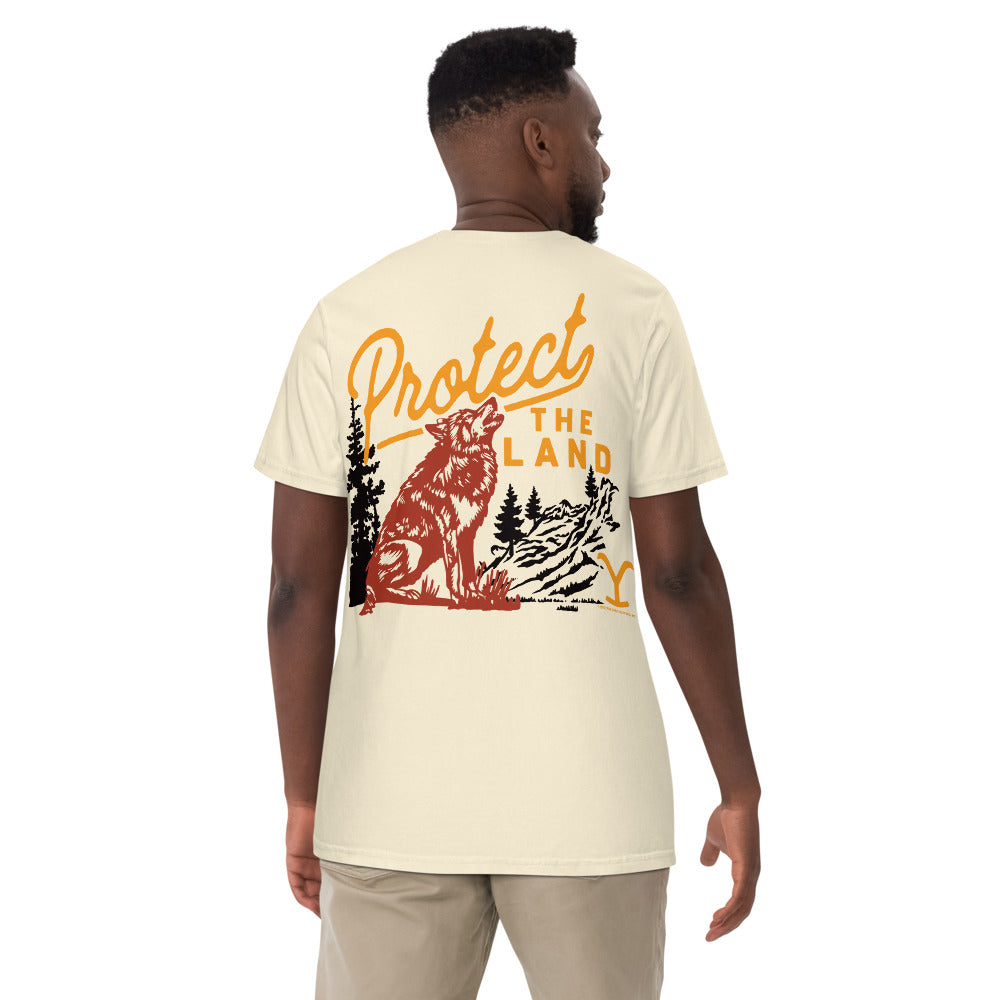 Yellowstone Protect the Land Wolf Comfort Colors T-Shirt