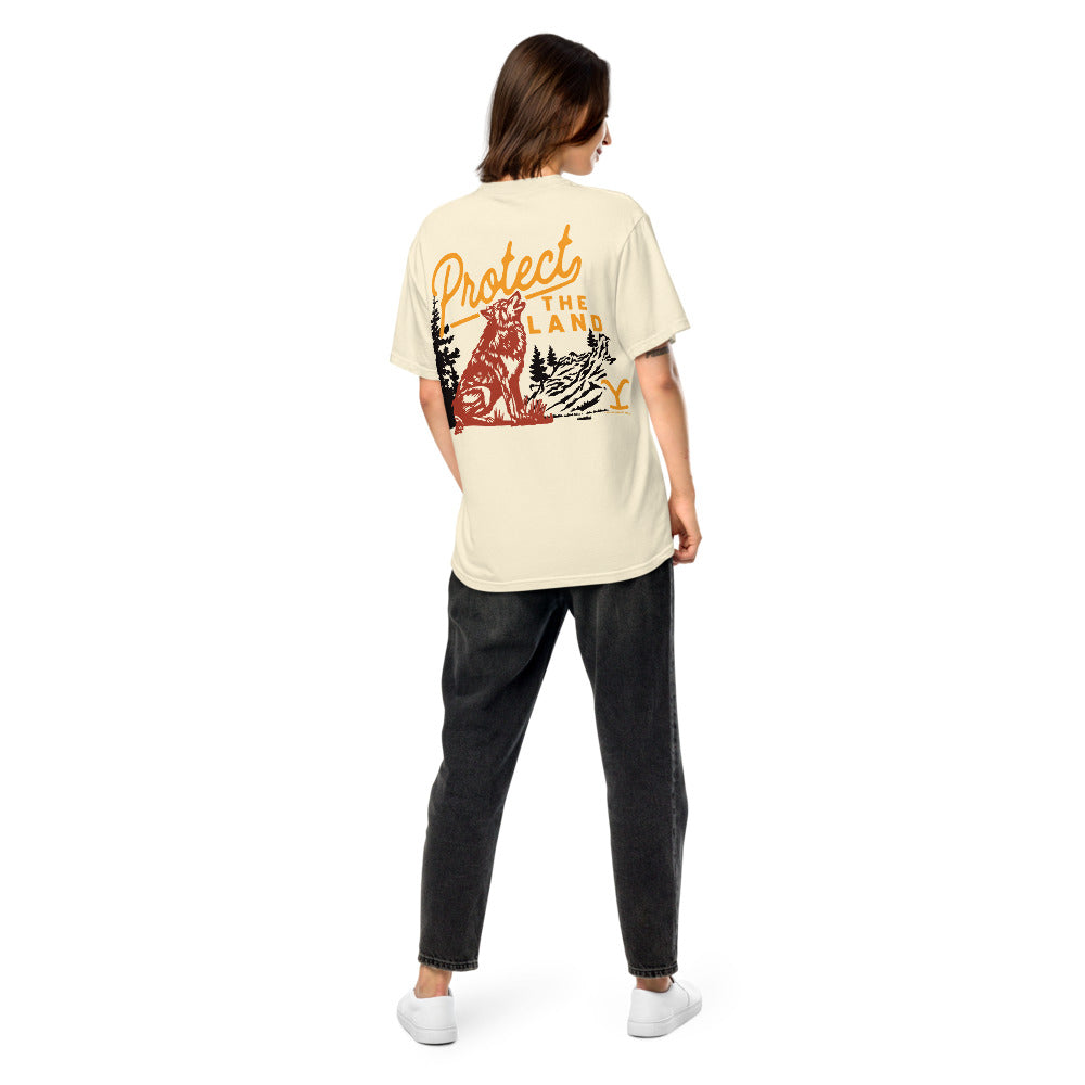 Yellowstone Protect the Land Wolf Comfort Colors T-Shirt