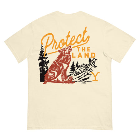 Yellowstone Protect the Land Wolf Comfort Colors T-Shirt