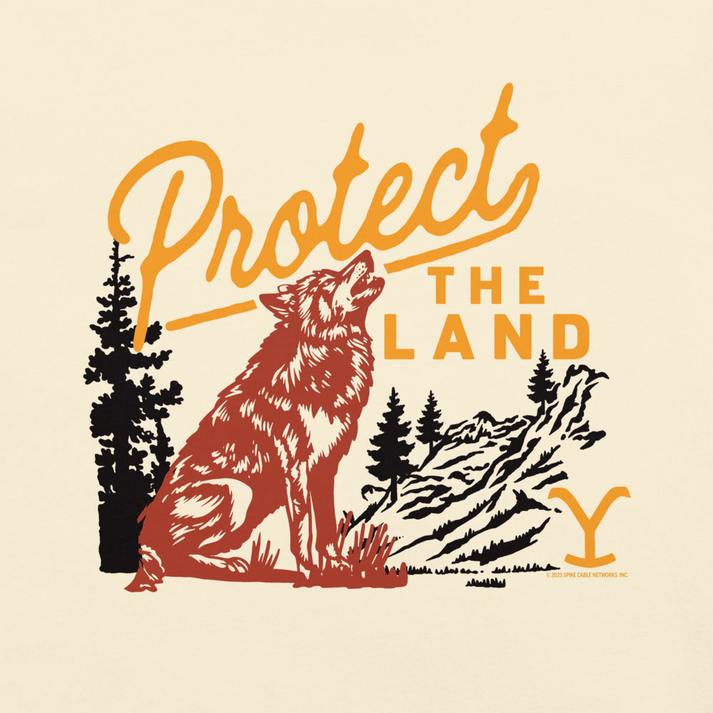 Yellowstone Protect the Land Wolf Comfort Colors T-Shirt
