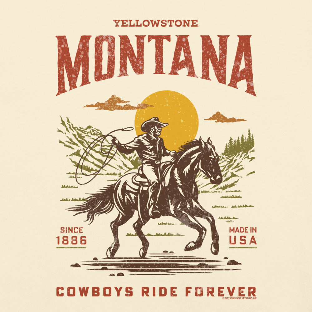 Yellowstone Cowboys Ride Forever Comfort Colors T-Shirt