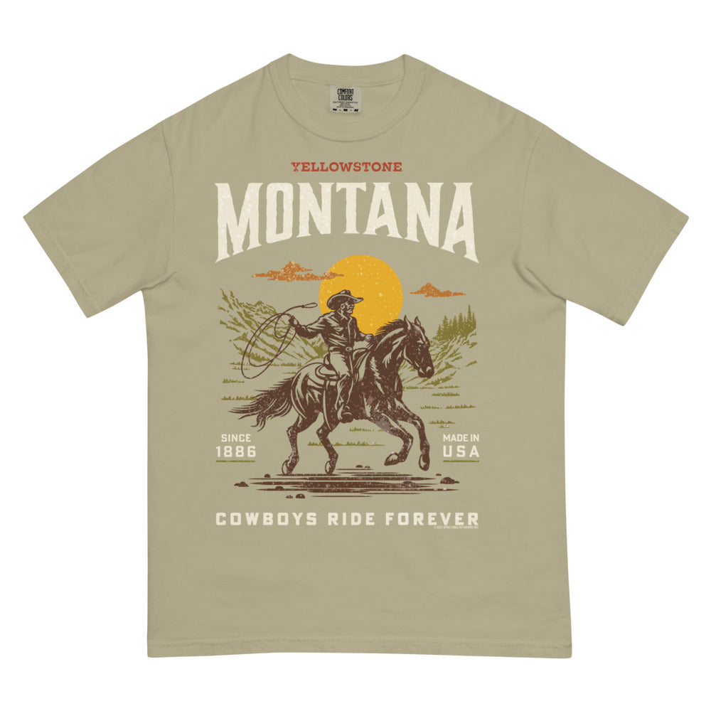 Yellowstone Cowboys Ride Forever Comfort Colors T-Shirt