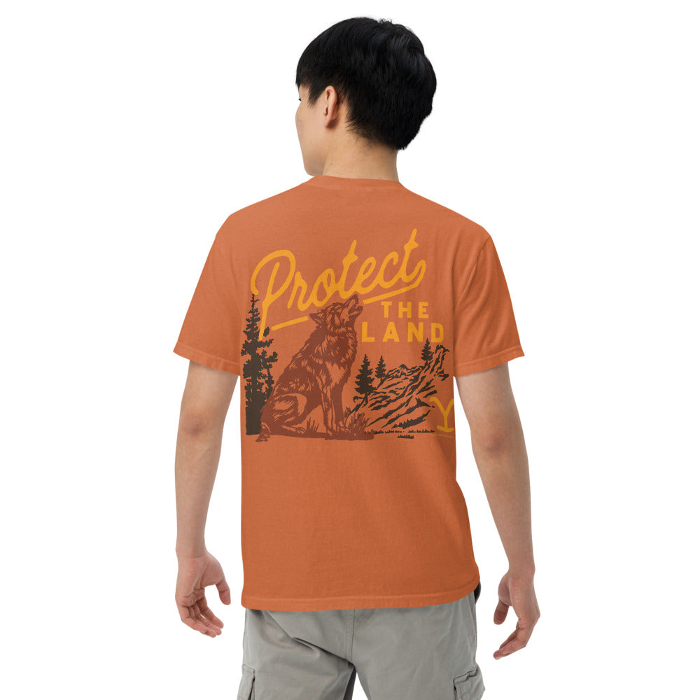 Yellowstone Protect the Land Wolf Comfort Colors T-Shirt