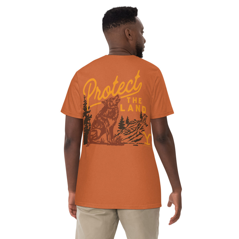 Yellowstone Protect the Land Wolf Comfort Colors T-Shirt