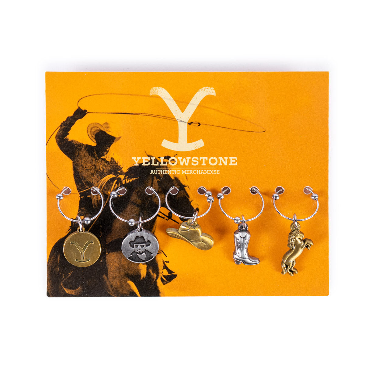Yellowstone Wine Charms Set