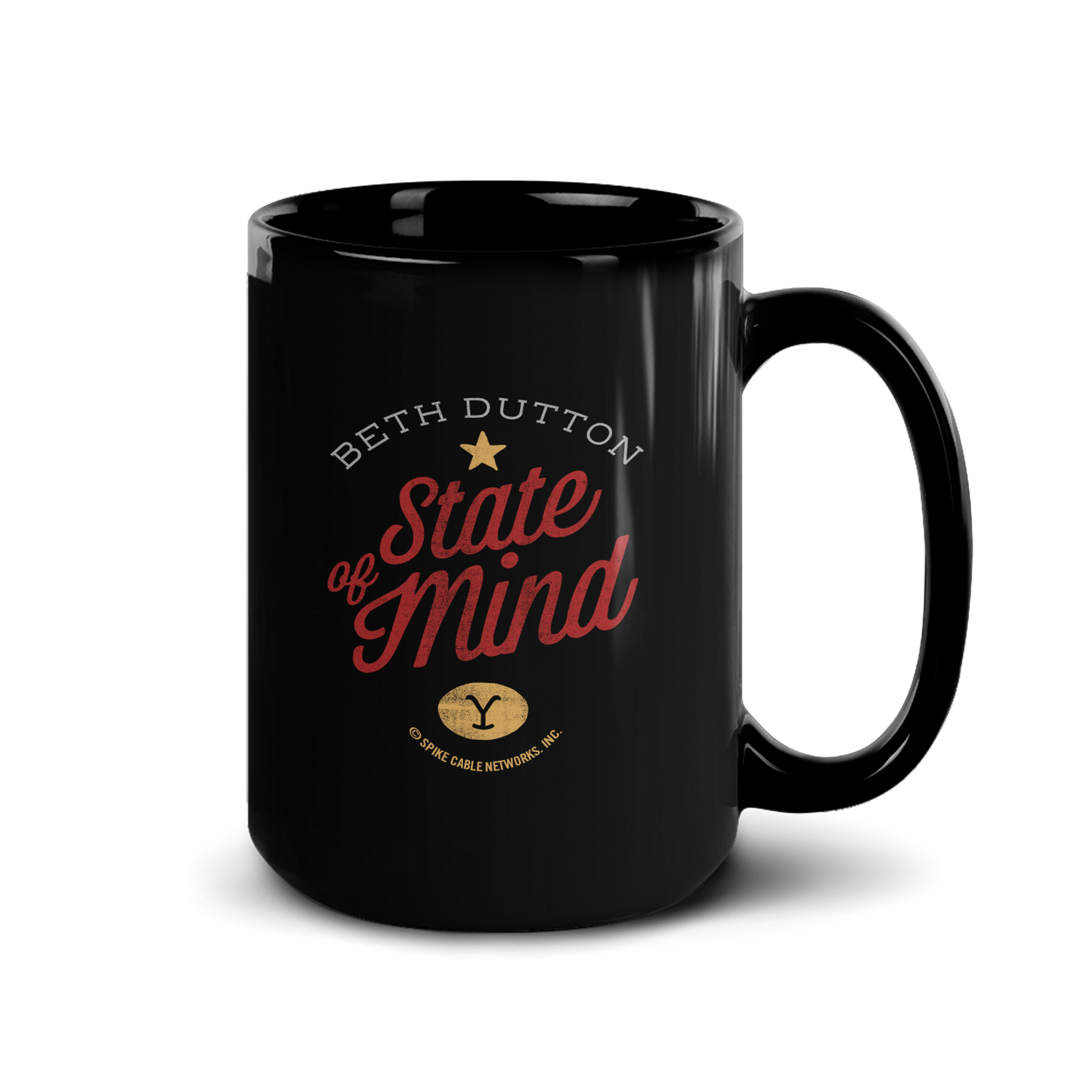 Yellowstone Beth Dutton State of Mind Black Mug