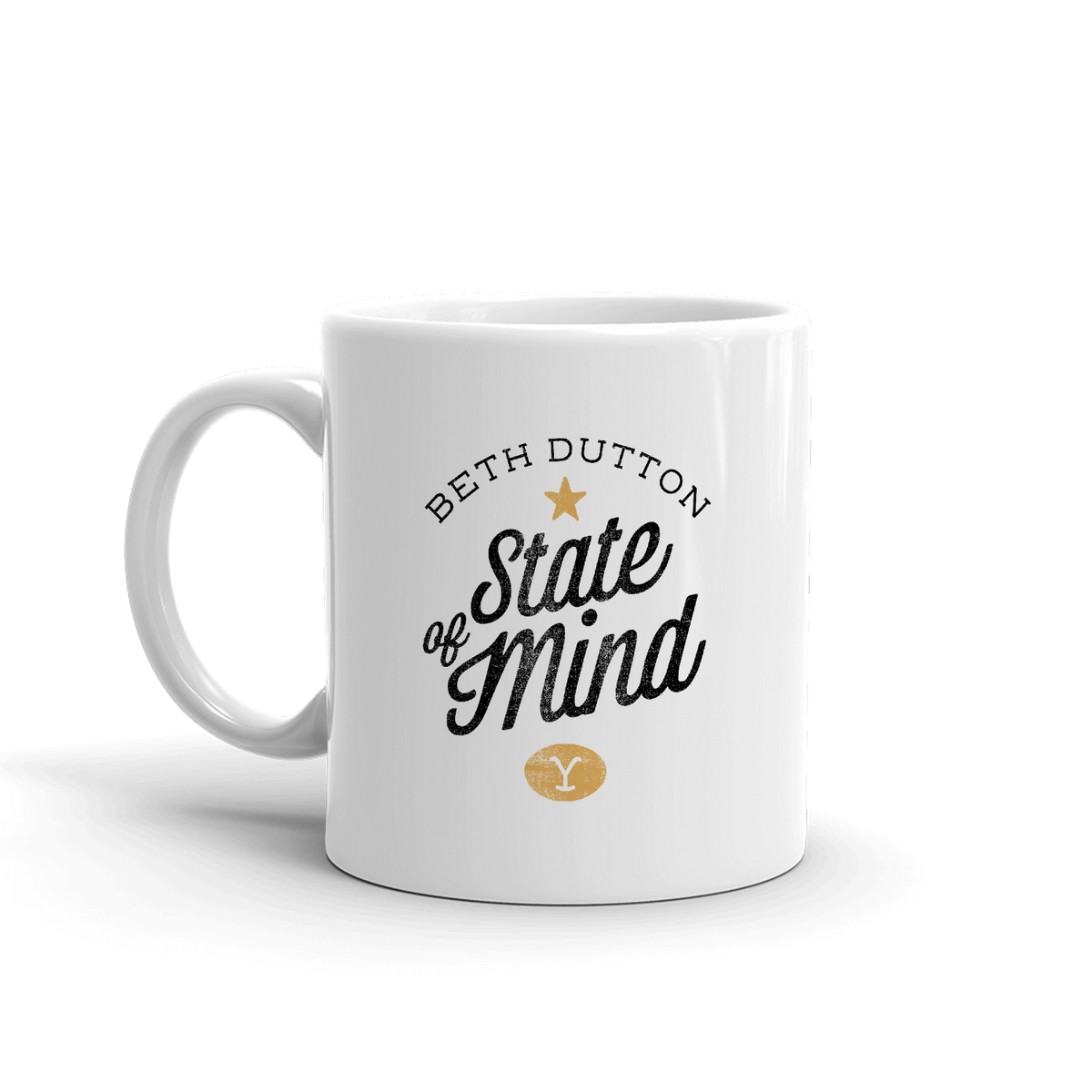 Yellowstone Beth Dutton State of Mind White Mug Yellowstone Shop