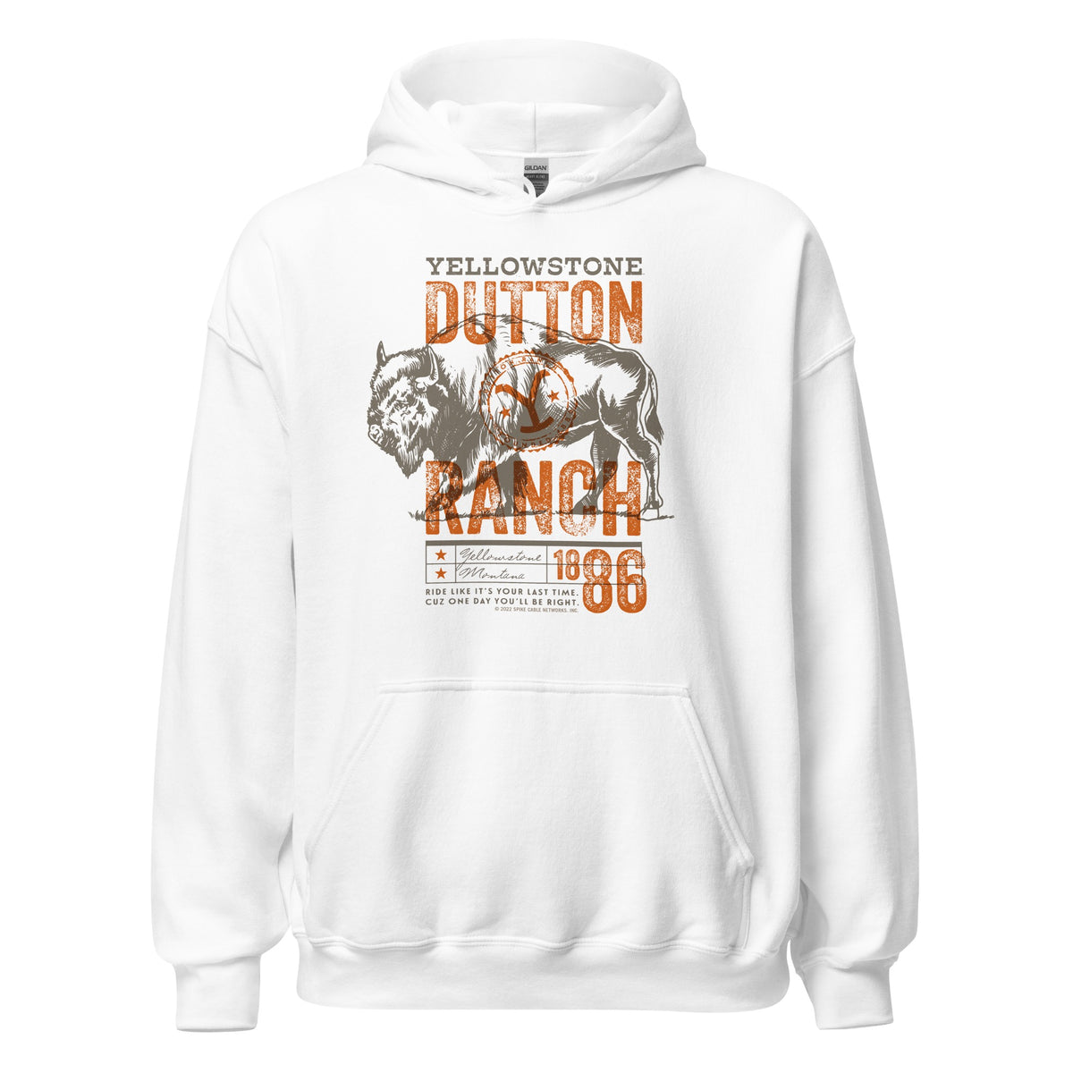 Yellowstone Ride Like It's Your Last Hooded Sweatshirt Yellowstone Shop