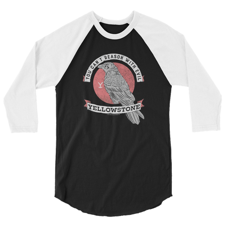 Yellowstone Can't Reason With Evil Raglan T-Shirt