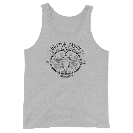 Yellowstone Dutton Ranch Protect the Family Neutral Adult Tank Top