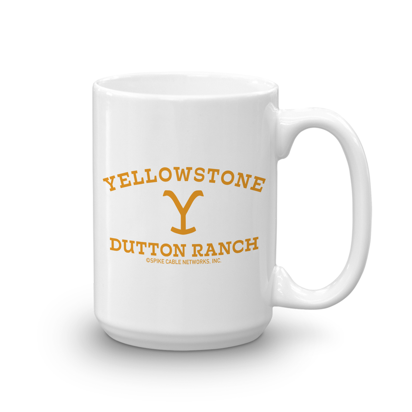 Yellowstone Dutton Ranch Logo White Mug