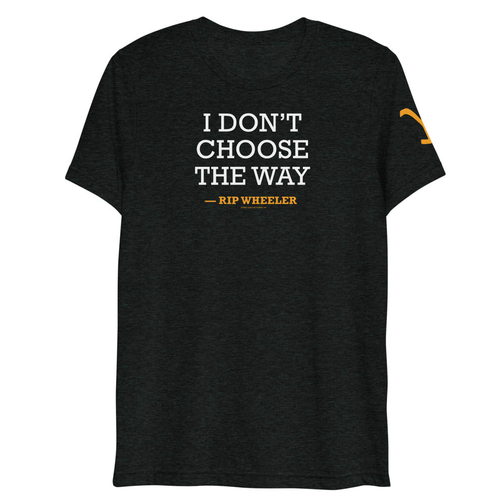 Yellowstone Rip Wheeler Quote Unisex Tri-Blend T-Shirt