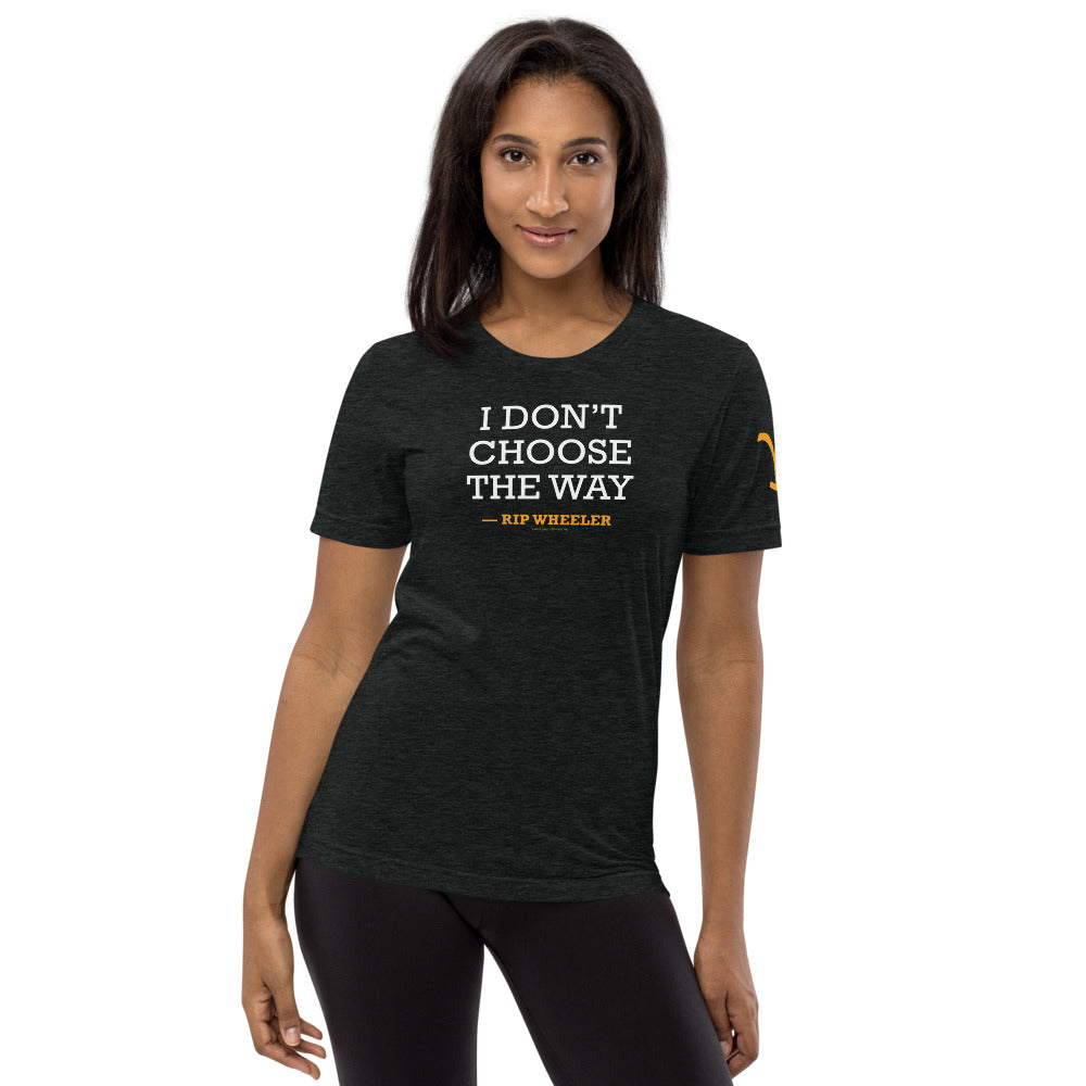 Yellowstone Rip Wheeler Quote Unisex Tri-Blend T-Shirt