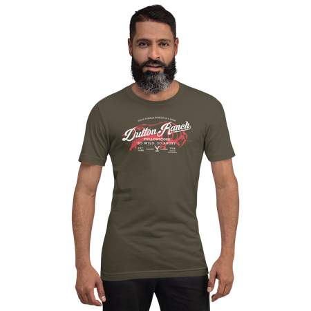 Yellowstone Dutton Ranch So Wild So Angry Unisex Premium T-Shirt