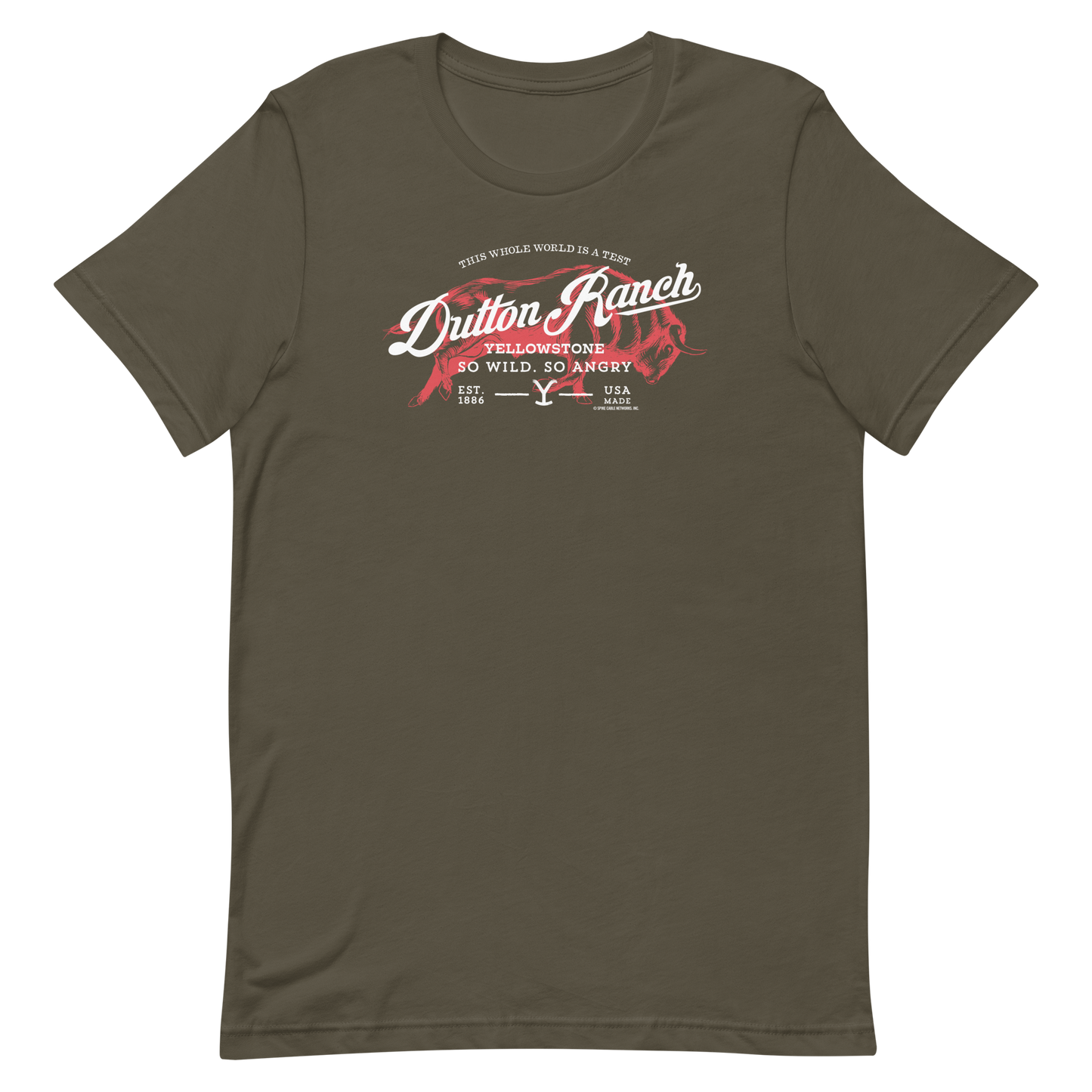 Yellowstone Dutton Ranch So Wild So Angry Unisex Premium T-Shirt