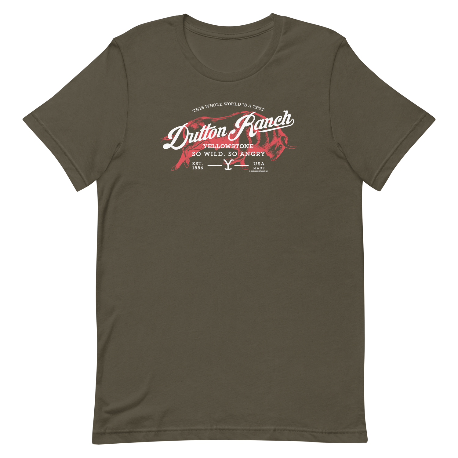 Yellowstone Dutton Ranch So Wild So Angry Unisex Premium T-Shirt