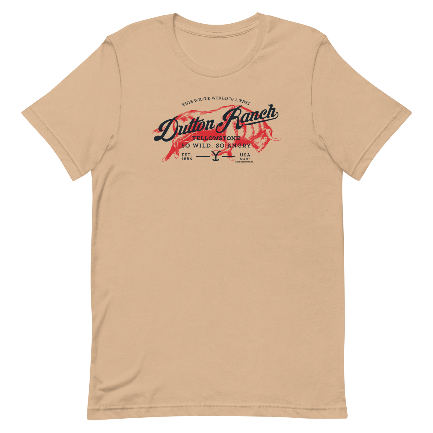 Yellowstone Dutton Ranch So Wild So Angry Unisex Premium T-Shirt