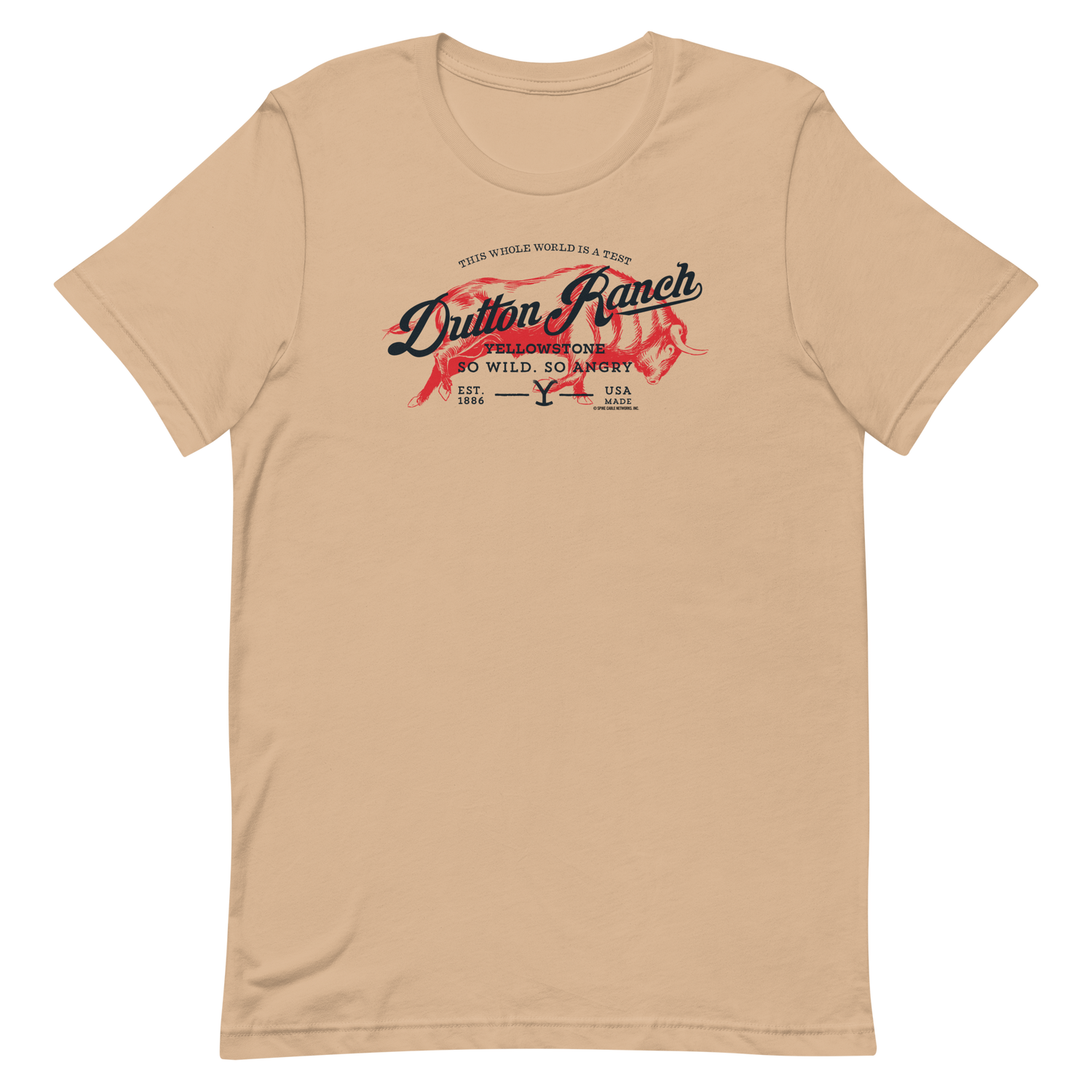 Yellowstone Dutton Ranch So Wild So Angry Unisex Premium T-Shirt