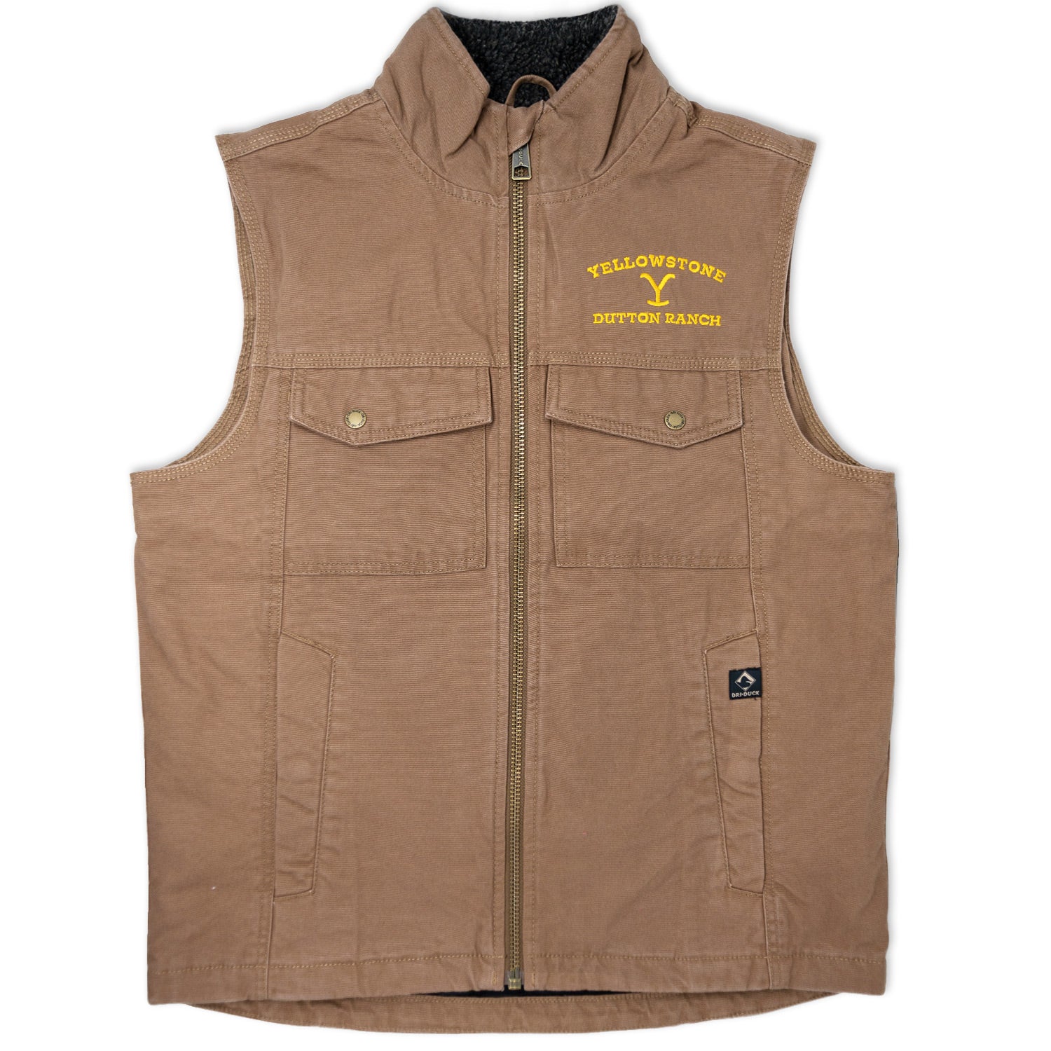 Yellowstone Dutton Ranch Logo Cloth Vest - Main Image