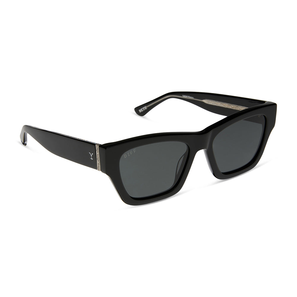 Yellowstone Beth Dutton II Black DIFF Sunglasses