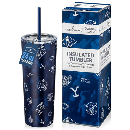 Dragon Glassware® x Yellowstone Protect the Land Tumbler