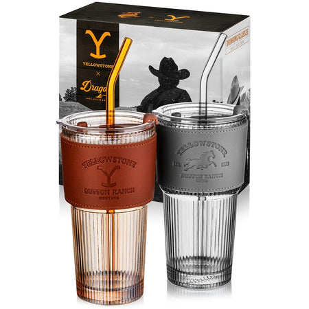 Dragon Glassware® x Yellowstone Drinking Glasses