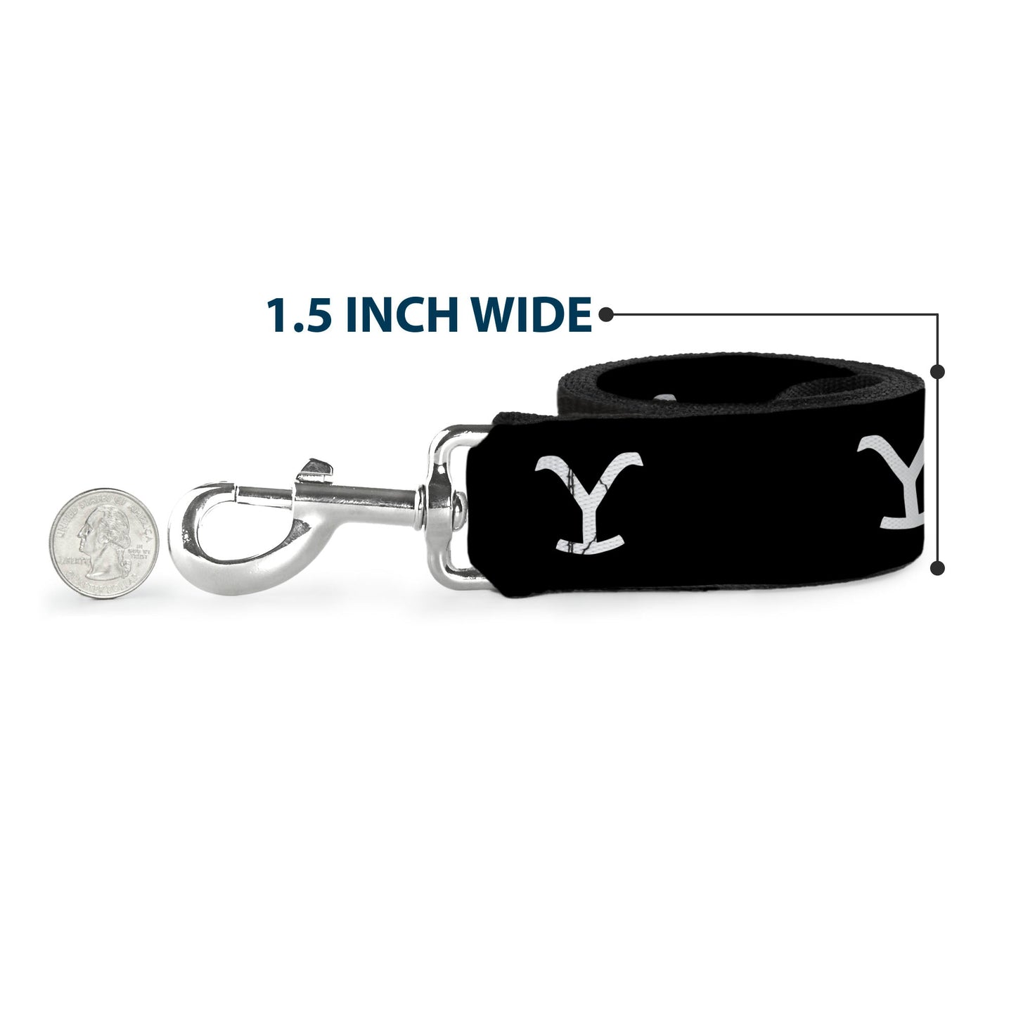 Yellowstone Y Logo dog leash for ranch lifestyle