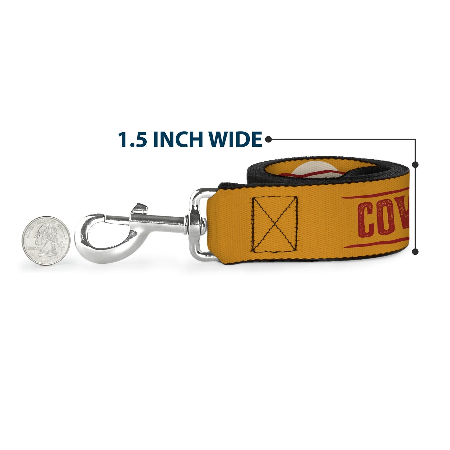 Yellowstone official branding on the pet leash handle area