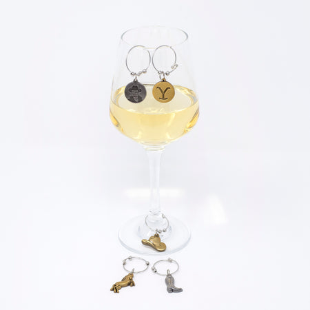 Yellowstone Wine Charms Set