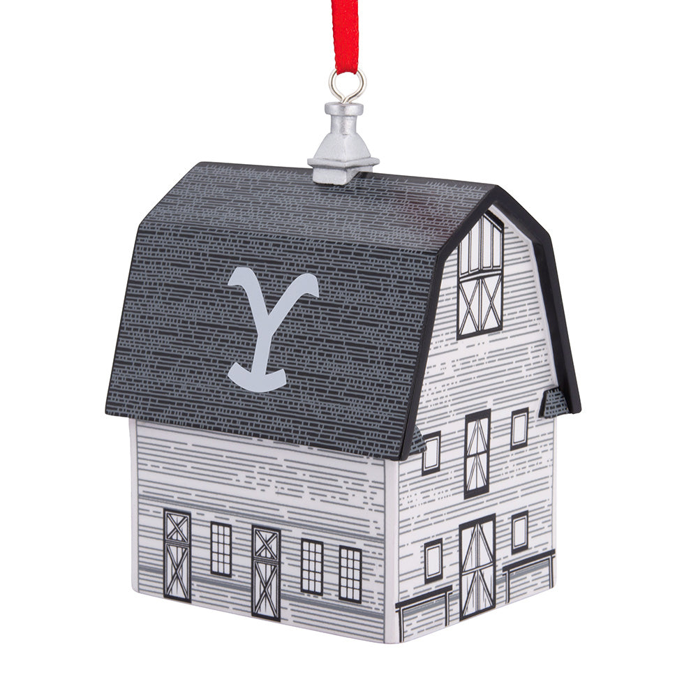 Yellowstone Barn Resin Hallmark Ornament