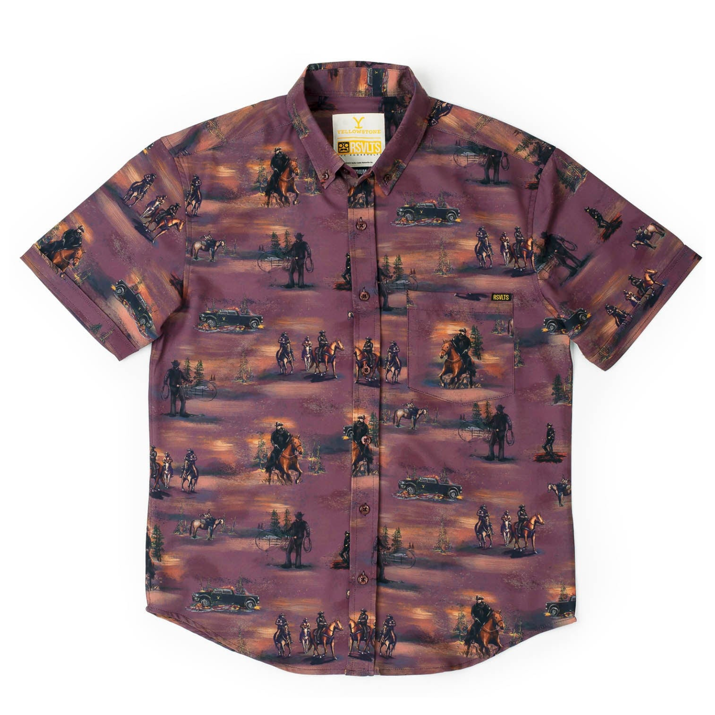 Yellowstone Tough & Merciless RSVLTS Short Sleeve Shirt