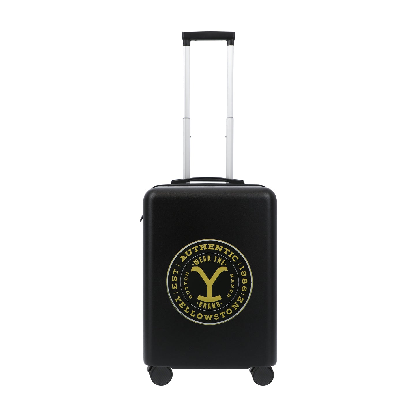 Side profile of Yellowstone suitcase showing expandable 2-inch gusset