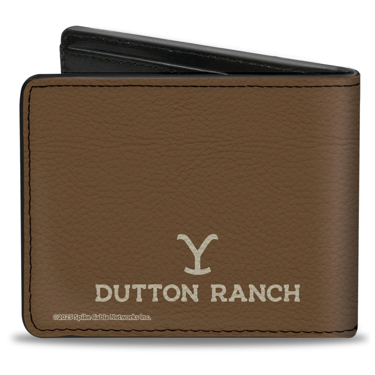 Interior of Yellowstone Dutton Ranch wallet showing card slots