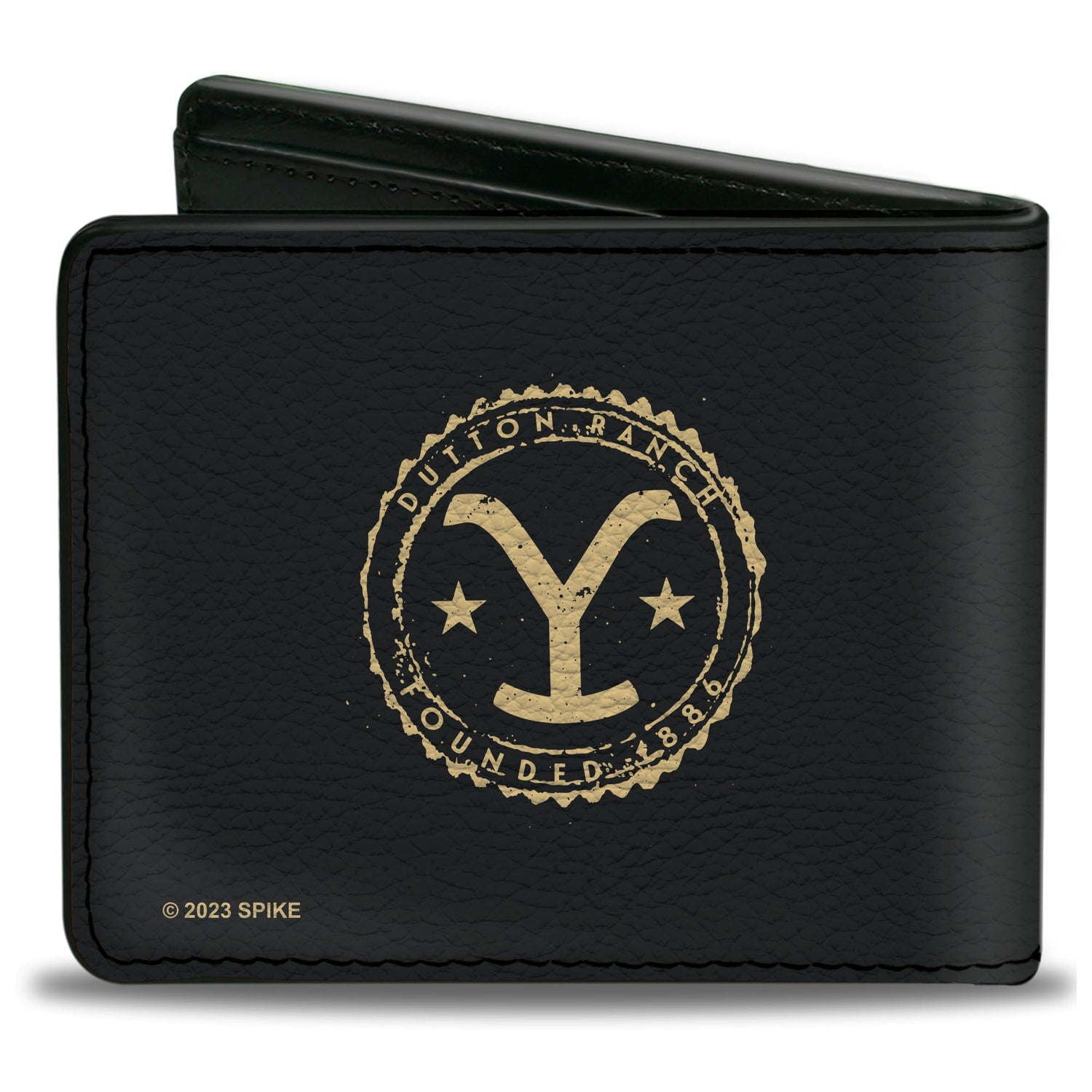 Interior view showing card slots and ID window of the Yellowstone wallet
