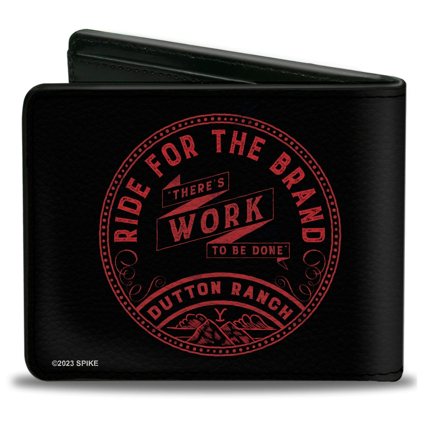 Back view showing the continuation of the Yellowstone branding and Dutton Ranch logo.