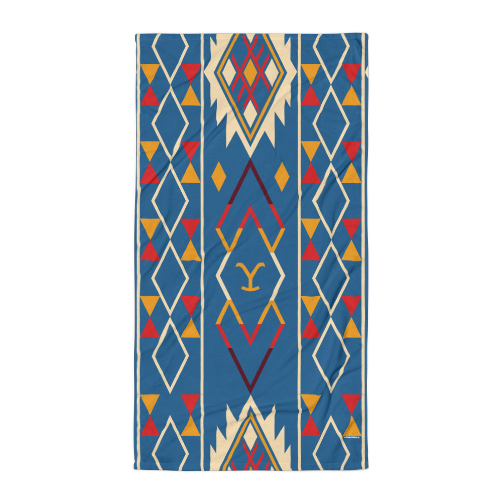 Yellowstone Aztec Pattern Beach Towel