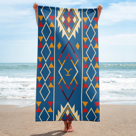 Yellowstone Aztec Pattern Beach Towel