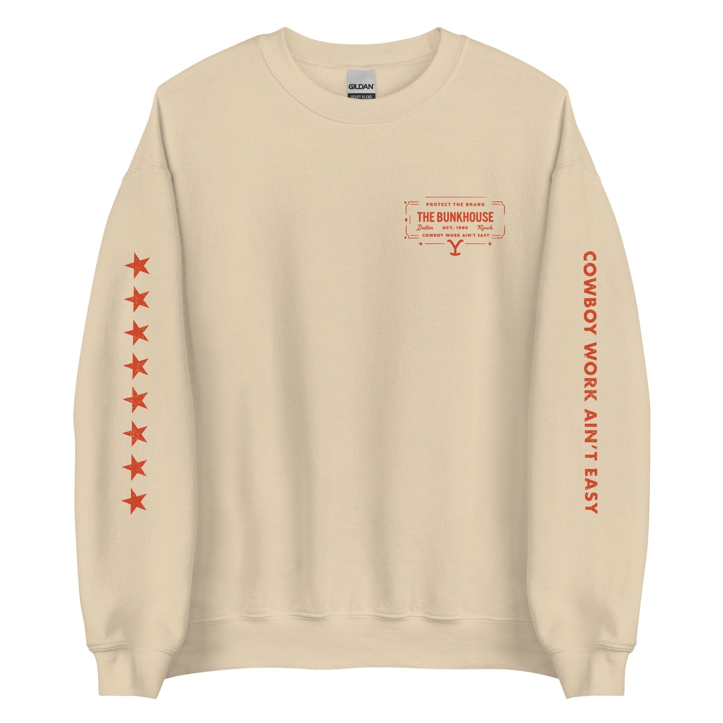 Yellowstone Bunkhouse Ocean Adult Crewneck