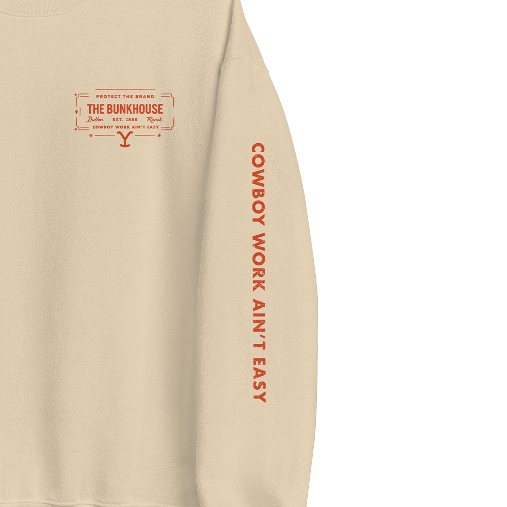 Yellowstone Bunkhouse Ocean Adult Crewneck