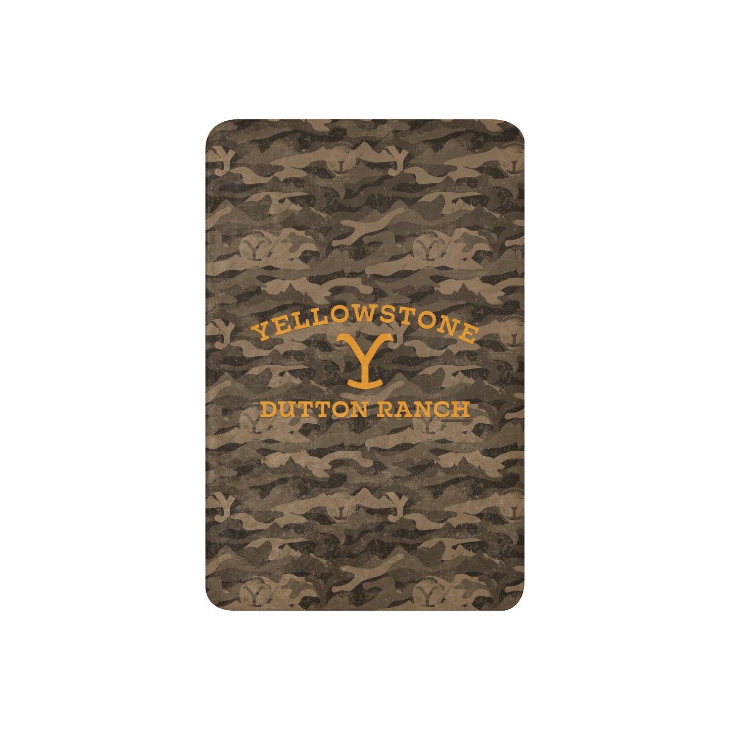 Yellowstone Camo Sherpa Blanket