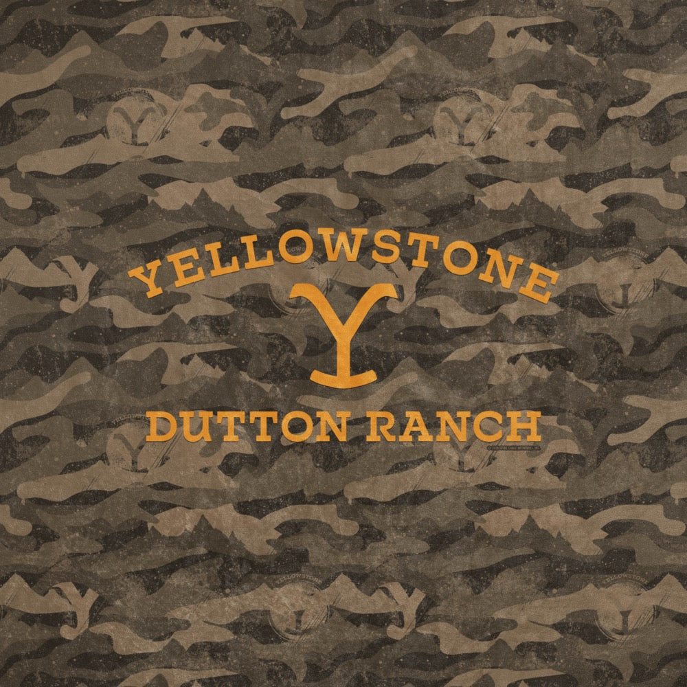 Yellowstone Camo Sherpa Blanket