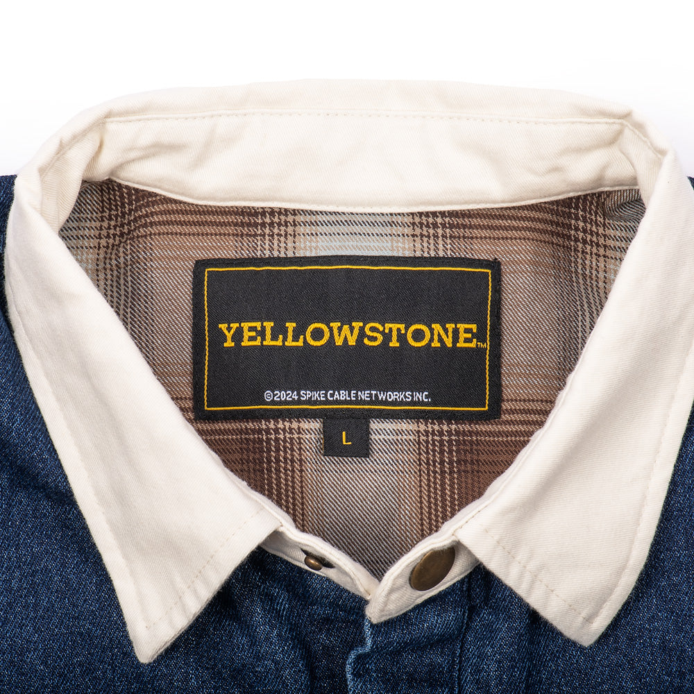 Yellowstone Denim Embroidered Barn Jacket