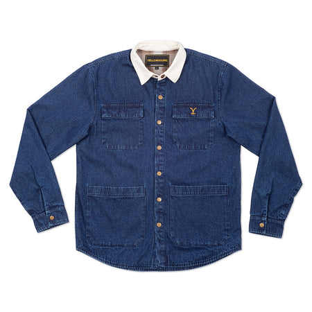 Yellowstone Denim Embroidered Barn Jacket