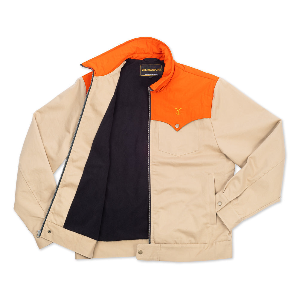 Yellowstone Dutton Colorblock Panel Heavy Duty Jacket